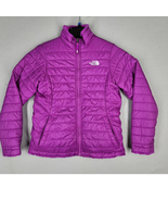 North Face Jacket Girl&#39;s Large Mossbud Swirl Reversible Jacke Winter Pin... - £38.13 GBP