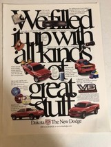 1999 Dodge Dakota Vintage Print Ad Advertisement  PA2 - £6.15 GBP