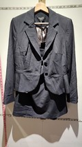 Papaya Grey skirt suit with built in waistcoat. Size 14 Suit and 16 Skirt - £37.80 GBP