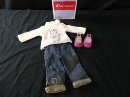 American Girl Doll Clothing Sweet Sugar Outfit Top Bottom Shoes + Box - £16.36 GBP