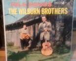 Folk Songs [Vinyl] Wilburn Brothers - $19.99