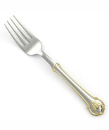 Wallace GOLD NAPOLEON BEE Salad Fork Stainless Golden Bee 18/10 Silverware - $9.90
