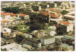 Postcard Columbus Square &amp; Cathedral Castries Barbados West Indies - $4.94