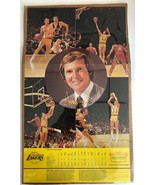 LA Lakers Jerry West signed statistics poster  - £39.33 GBP