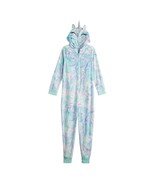 Fleece One-Piece Pajamas Size 6 7 8 14/16 Blanket Sleeper Union Hooded U... - $468.33 MXN