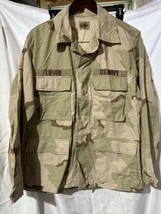 VTG U.S. Navy Combat Desert Camouflage BDU Coat Jacket Size Med Short NA... - $39.59