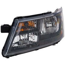 Headlight For 2014-2020 Dodge Journey Left Side Black Chrome Halogen Clear -CAPA - £236.10 GBP