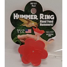 Hummer Ring red Hummingbird Feeder for hand feeding brand New - £3.98 GBP