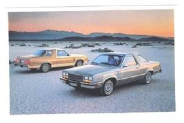 1980 Mercury Zephyr Advertising Postcard Ford Motor Company - $9.90