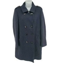 Hamnett London Wool Blend Coat Jacket Size 12 Womens Black - $150.43