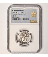 2020 W &#39;V75&#39; 25C American Samoa Park NGC MS 68 V75 Privy Mark MS68 - 002 - $3,400.00
