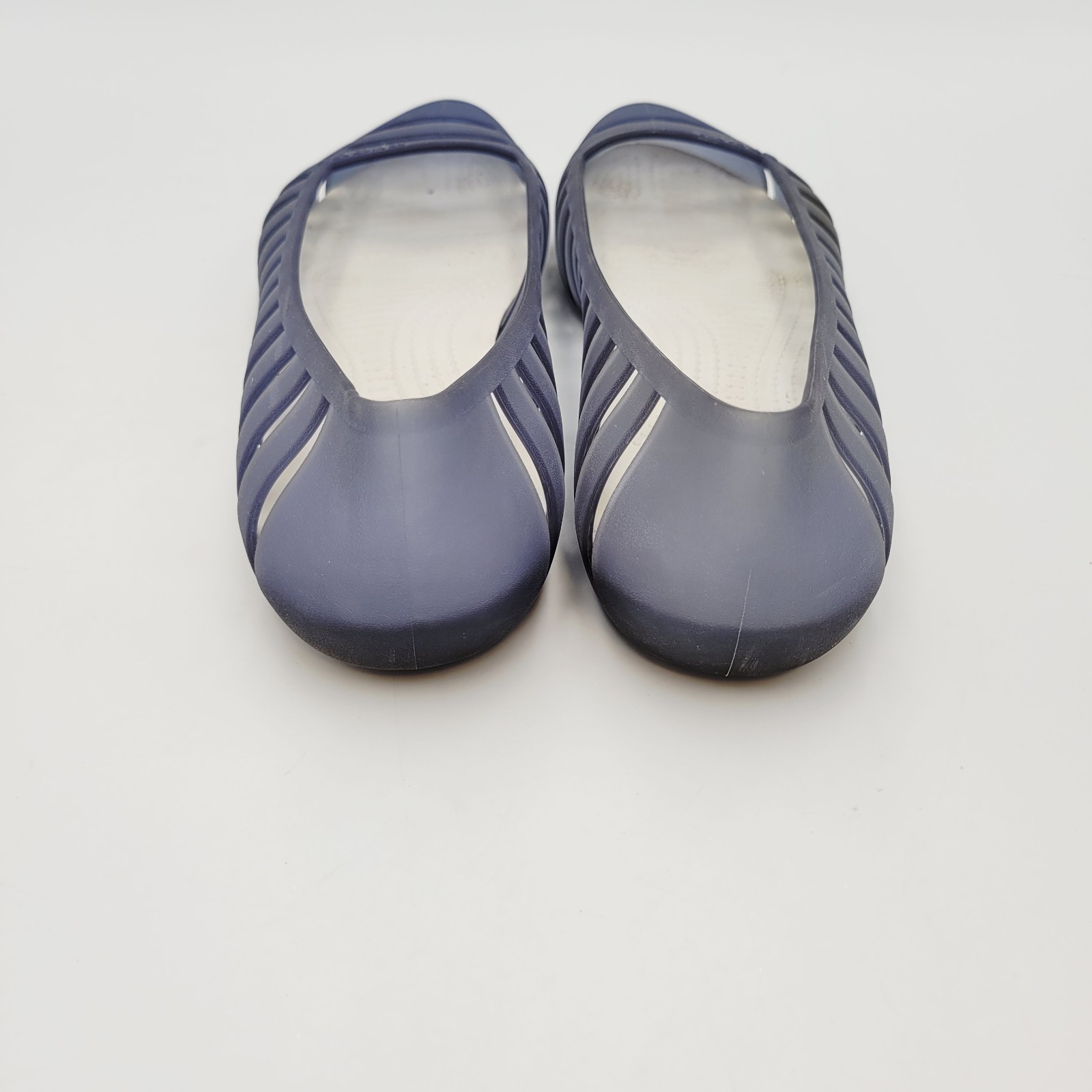 Crocs Adrina II Closed Toe Slip On Jelly Flats Women’s Size 8 Ballet Shoes Blue Item image 7