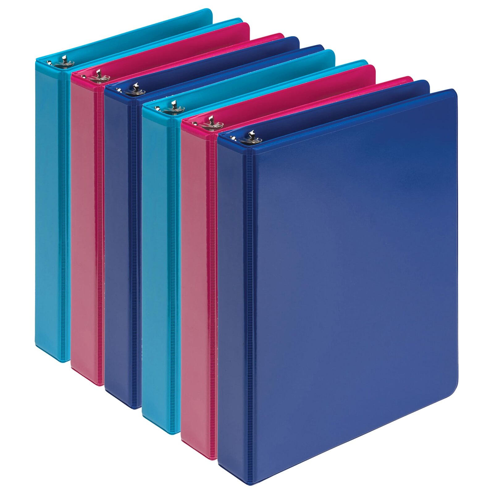Samsill Economy 1 Inch Mini 3 Ring Binder, Made in The USA, 9.1 x 7.5 Round Ri Item image 3