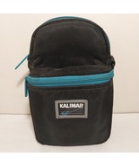 Kalimar All Purpose Camera Bag - Black &amp; Teal - Water Repellant Nylon Ma... - £7.77 GBP