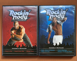 Lot of 2 ROCKIN'™ BODY® Workout Exercise Fitness DVD's by Beachbody® - $12.59