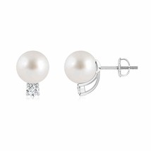 ANGARA South Sea Cultured Pearl Stud, Earrings in 14K Gold (Grade-AAA, 8mm) - £746.47 GBP