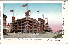 Old Orchard Maine Hotel Velvet Copper Window 1905 Greetings Postcard Z21 - £15.94 GBP