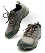 Merrell Womens Siren Edge Q2 Hiking Shoes Size 6.5 Gray Pink Lace Up J46612 - £20.10 GBP