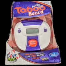 NEW TABOO BUZZ&#39;D ELECTRONIC GAME BY HASBRO 2013 NO. A7287 SEALED - £25.50 GBP