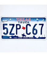  United States Texas Shuttle Truck License Plate 5ZP C67 - €14,83 EUR