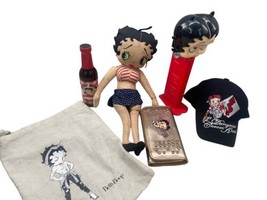 Betty Boop Mixed Lot Collectible Collection Giant Pez Plush Hat Wallet S... - £30.92 GBP