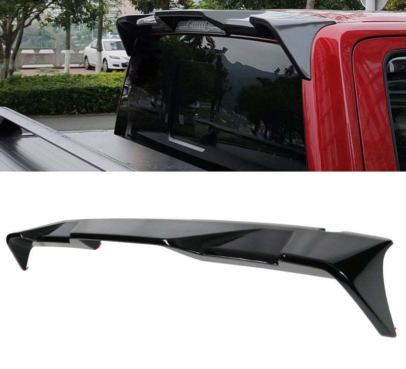 Primary image for BRAND NEW 2015-2020 Ford F-150 ABS Gloss Black Painted Rear Roof Spoiler Wing