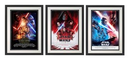 New Star Wars Poster set Finest Quality Prints &amp; Framing - £112.58 GBP