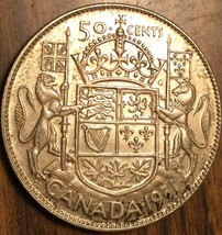 1951 Canada Silver 50 Cents Coin - £14.87 GBP