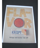 Vintage Sunshine Krispy Saltine Crackers Color Advertisement - Sunshine ... - $246.89 MXN