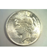 1922 PEACE SILVER DOLLAR CHOICE ABOUT UNCIRCULATED+ CH. AU+ NICE ORIGINA... - $43.00