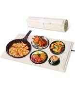 Food Warming Mat 3 Levels Adjustable Temperature Electric Warming Tray - $29.86 CAD