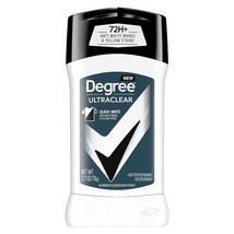 Degree Men UltraClear Antiperspirant Deodorant Black+White 72-Hour Sweat... - £13.58 GBP
