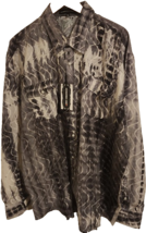 International Laundry Black and White Wave Print Button-Up Shirt (Size 3XL) - £40.10 GBP