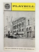 1963 Playbill New York City Center Bob Fosse, Jack Durant in Pal Joey - $14.20