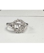Diamond Women&#39;s Cluster ring 14kt White Gold 449887 - $499.00