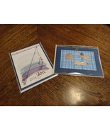 Lot of 2 Unused FISH FISHING STYLE DESIGN Blank Handmade Notecards - $180.37 MXN
