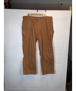 Carhartt Brown Carpenter Dungaree Fit Pants Men’s Size 44 x 30 - £15.56 GBP