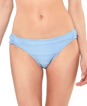 Jessica Simpson Womens Side-Shirred Hipster Bikini Bottoms, X-Large, Blue - $43.56