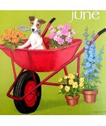 Italian Greyhound June Dog Days Poster Calendar 14 x 11&quot; Art Erica Leigh... - €25,75 EUR
