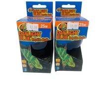 Zoo Med Daylight Blue Reptile Bulb, 25 Watts. 2 PACK! - £10.27 GBP