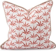 Pillow Throw HOWARD ELLIOTT Square 20x20 Hemp Canyon Orange Polyester Down - £254.99 GBP