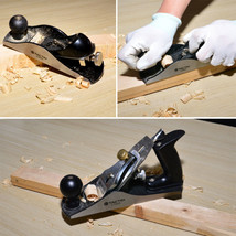 1 Mini Hand Planers +5 pcs Waterproof Sandpaper Hand Push Cast Iron wood Pl - £33.98 GBP