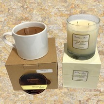 2 GOLD CANYON Candles Caffe Velluto Vanilla Latte Coffee Amber Vintage Bouquet - £23.56 GBP