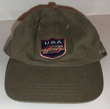 MENS STRUCTURE OLIVE DRAB GREEN NOVELTY BASEBALL HAT/ CAP - $18.65