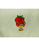 Fingertip towel white cotton with a cute embroidered design 3 Your choice - $12.00