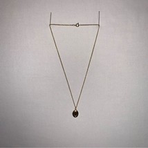 Vintage Gold Locket Necklace on Chain Mini Small Delicate Fashion Jewelry - $64.35