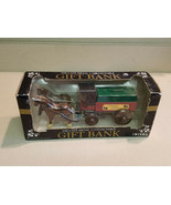 Ertl Die Cast Metal Collectible Gift Bank Horse &amp; Carriage Happy Holiday... - £11.63 GBP