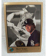 1992 Leaf Studio Baseball Card #217 Matt Nokes  - £0.74 GBP