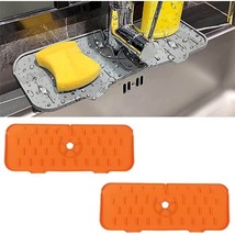 Kitchen Faucet Silicone Mat, Drain Pad, Splash Guard for Kitchen Bathroo... - $10.99