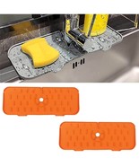 Kitchen Faucet Silicone Mat, Drain Pad, Splash Guard for Kitchen Bathroo... - $15.05 CAD